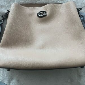 Coach Tan Leather Shoulder Bag
